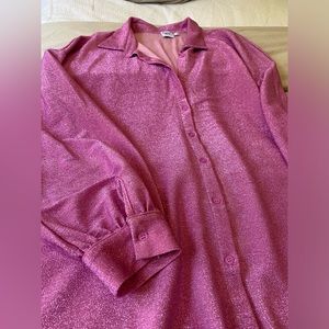 Princess Polly EVOLVING SHIRT DRESS PINK sz:12